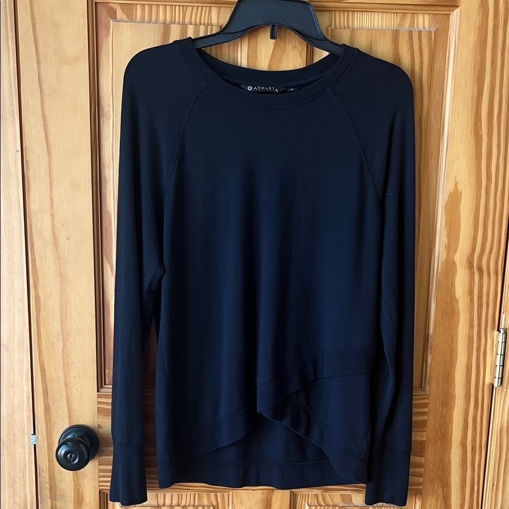 Athleta Midnight Black Long Sleeve Top